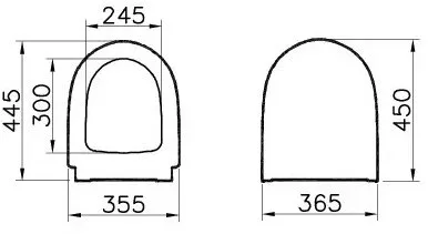 Унитаз подвесной VitrA Sento 7748B003-0075 сиденье 86-003-009 с микролифтом, безободковый, белый Sancos — официальный сайт