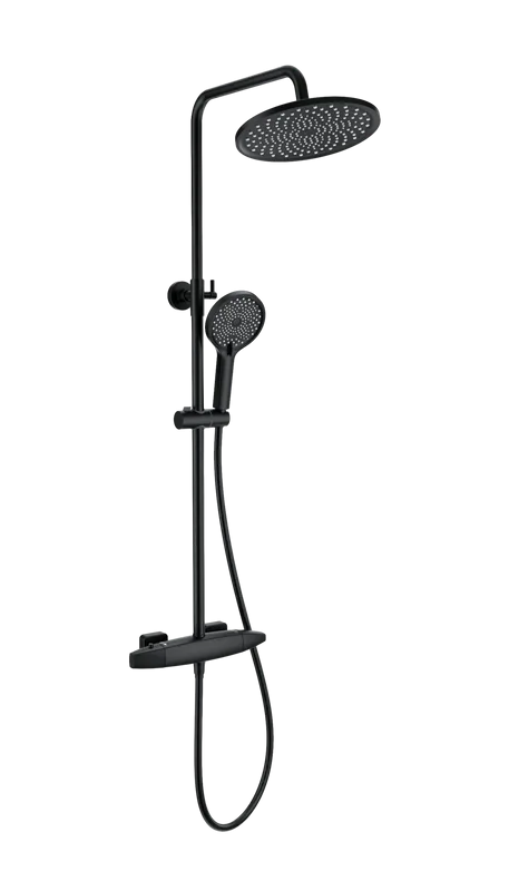 Душевая стойка Wonzon & Woghand NEO WW-B3035-A1-MB, матовая черная Sancos — официальный сайт