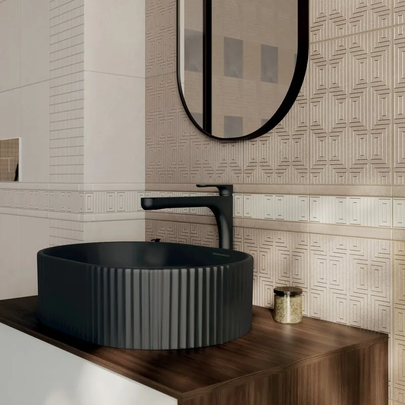 Смеситель для раковины KERAMA MARAZZI Ole 69415KM.01.093 матовый черный Sancos — официальный сайт