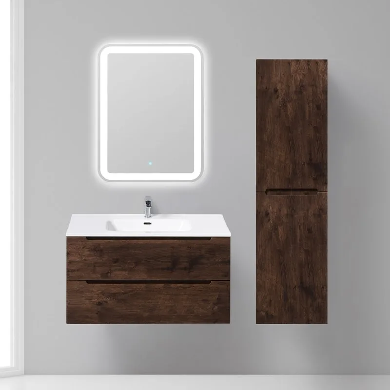 Тумба под раковину без столешницы BelBagno Etna 90 rovere moro Sancos — официальный сайт