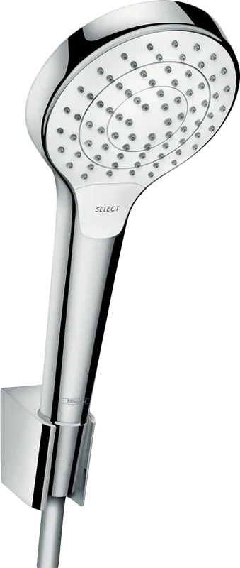 Душевой гарнитур Hansgrohe Croma Select S 26421400, белый, хром Sancos — официальный сайт