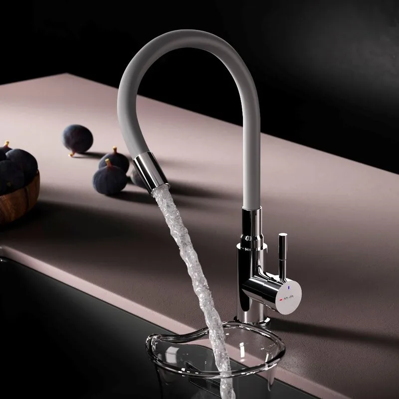 Смеситель для кухни AM.PM X-Joy S F85B07605, серый, хром Sancos — официальный сайт