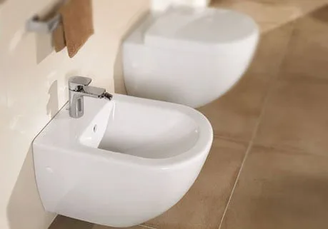 Биде подвесное Villeroy & Boch Subway 2.0 5400 00 01 alpin Sancos — официальный сайт