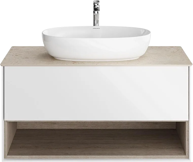 Тумба под раковину без столешницы KERAMA MARAZZI Plaza Modern 100 белая Sancos — официальный сайт