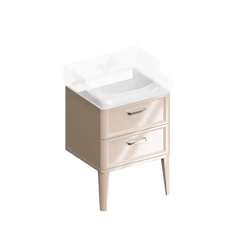 Тумба под раковину без столешницы KERAMA MARAZZI Pompei 60 напольная, с 2 ящиками, камео бежевый гля Sancos — официальный сайт