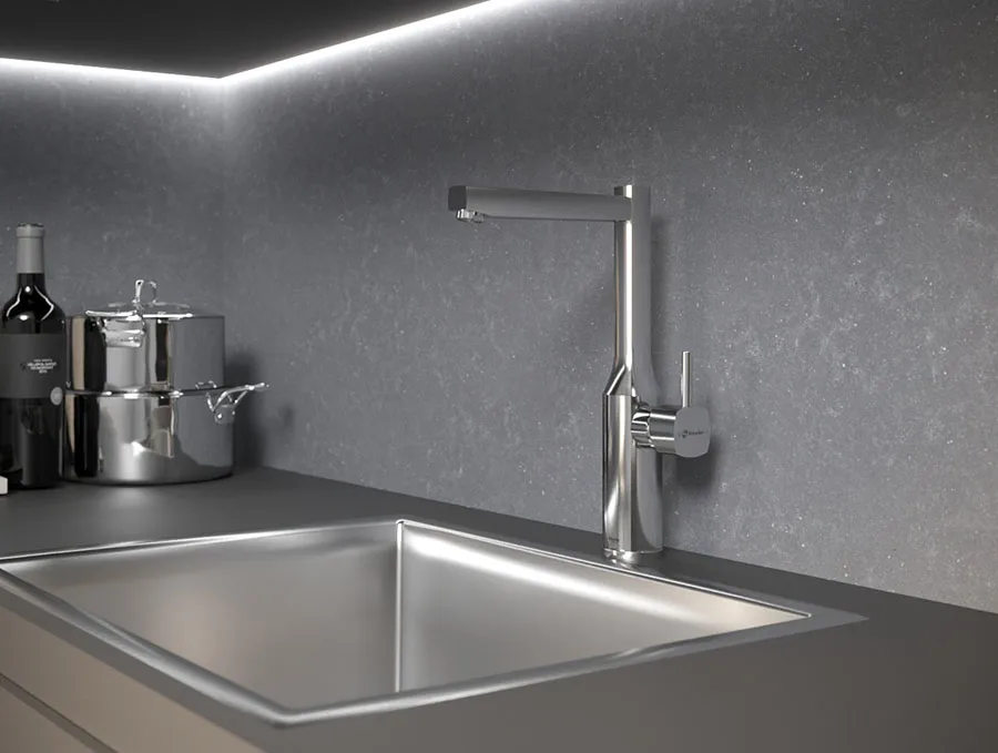 Смеситель для кухни Shouder Unique 0170504, хром Sancos — официальный сайт