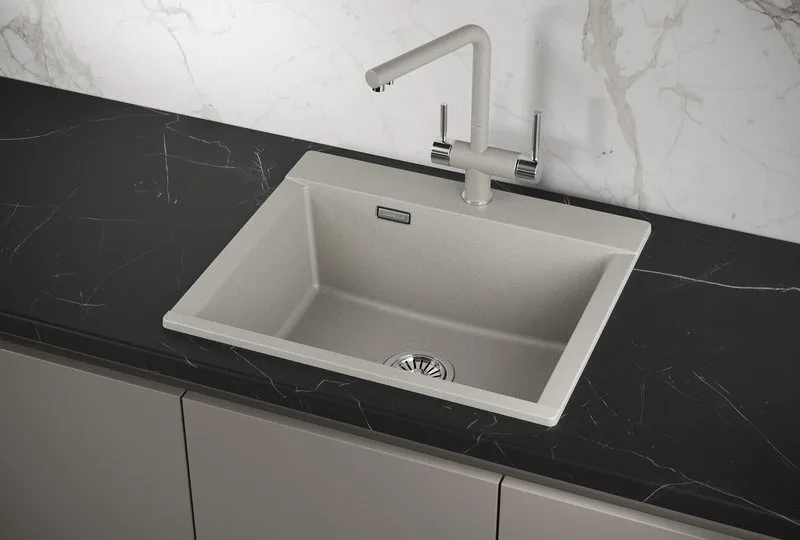 Мойка кухонная Granula Estetica 5804, базальт Sancos — официальный сайт