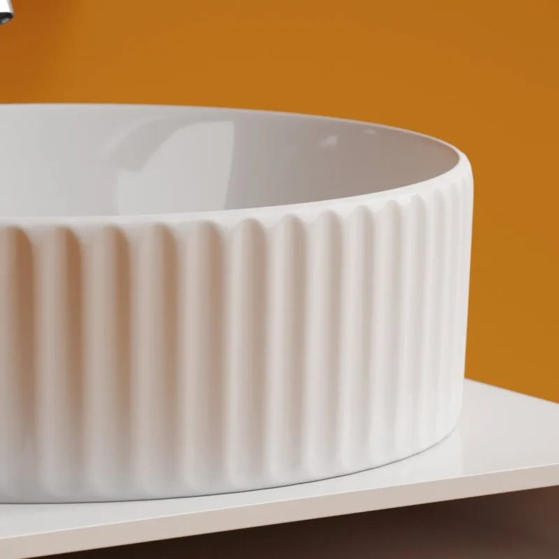Накладная раковина Ceramicanova Element CN6057 белая глянцевая Sancos — официальный сайт