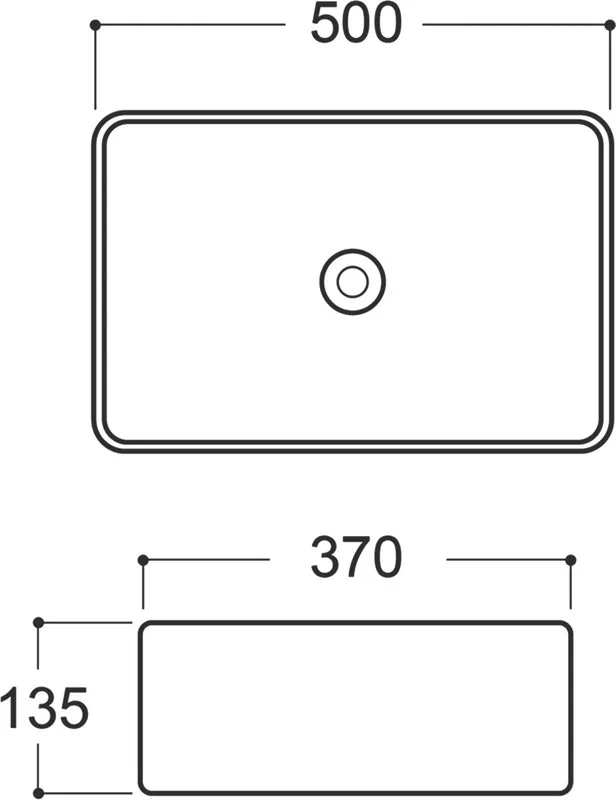 Накладная раковина Aqueduto Espiral ESP0420 50 см белая матовая Sancos — официальный сайт