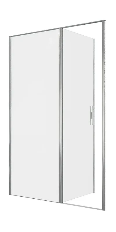 Душевая дверь в нишу Allen Brau Priority 3.31034.00 140 см, профиль хром, стекло прозрачное Optiwhit Sancos — официальный сайт