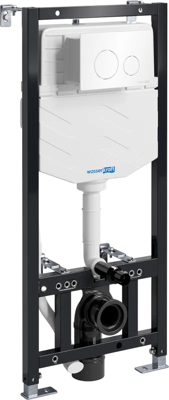 Система инсталляции для унитазов Wasserkraft Aller 10TLT.010.ME.WH02, с кнопкой смыва белой Sancos — официальный сайт