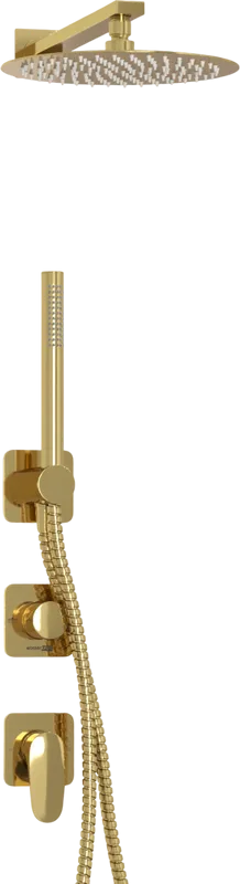 Душевой комплект Wasserkraft Neckar A2151.277.183.208.280.197.281, С ВНУТРЕННЕЙ ЧАСТЬЮ, золото Sancos — официальный сайт