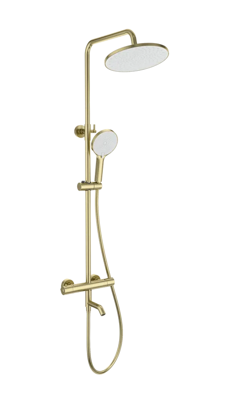 Душевая стойка Wonzon & Woghand INN 3 WW-B3065-T1-BG, брашированное золото Sancos — официальный сайт