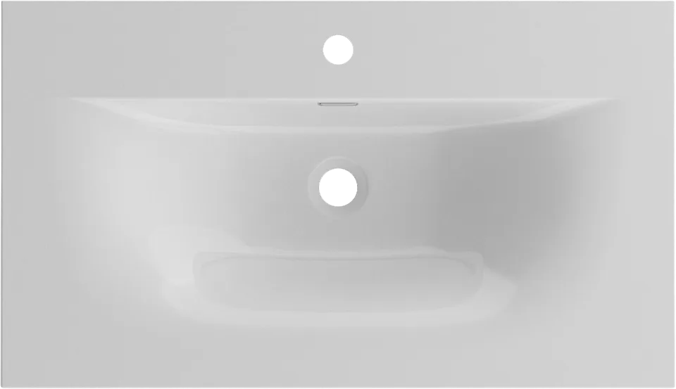 Мебельная раковина BelBagno BB-8099-80 глянцевая белая Sancos — официальный сайт