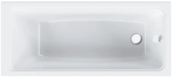 Акриловая ванна AM.PM Gem W90A-160-070W-A без опоры 160x70 см, пристенная, белая