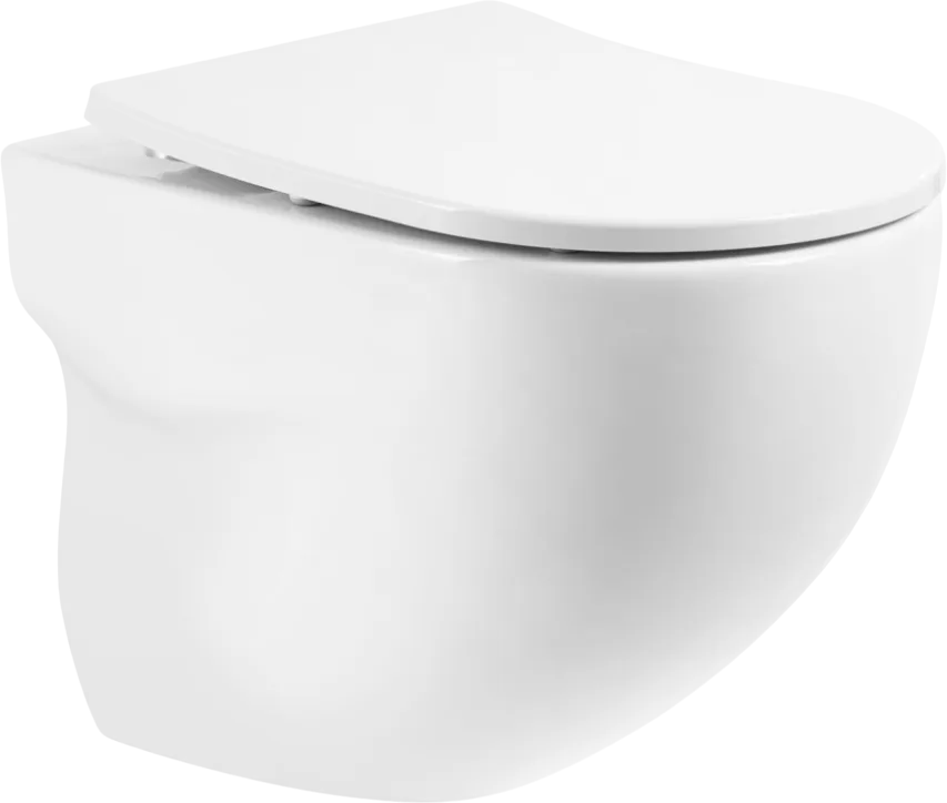 Унитаз подвесной BelBagno Onda BB066CHR BB2031SC с микролифтом, безободковый, глянцевый белый Sancos — официальный сайт