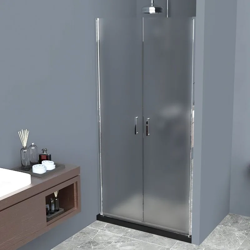 Душевая дверь в нишу BelBagno Uno B-2-80-P-Cr стекло текстурное Sancos — официальный сайт
