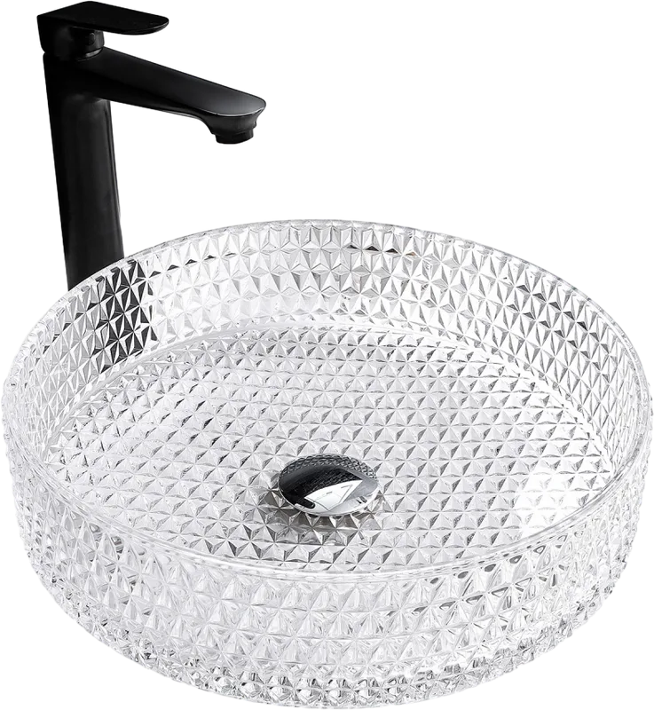 Накладная раковина Abber Glas AK2301 прозрачная Sancos — официальный сайт