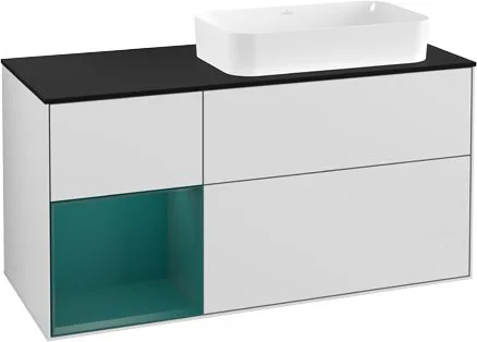 Накладная раковина Villeroy & Boch Finion 414361R1 без перелива Sancos — официальный сайт