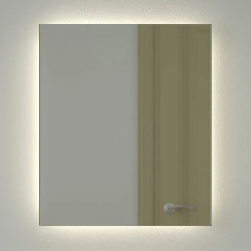 Зеркало Defesto Glow DF 2506 60х70 с LED-подсветкой, 4 500 K, без выключателя