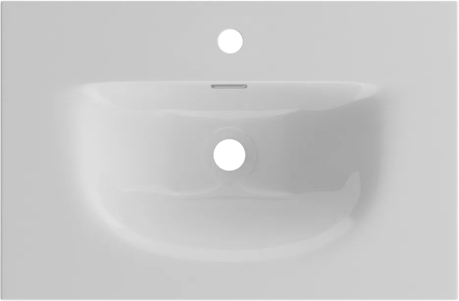 Мебельная раковина BelBagno BB-8099-3-60 глянцевая белая Sancos — официальный сайт