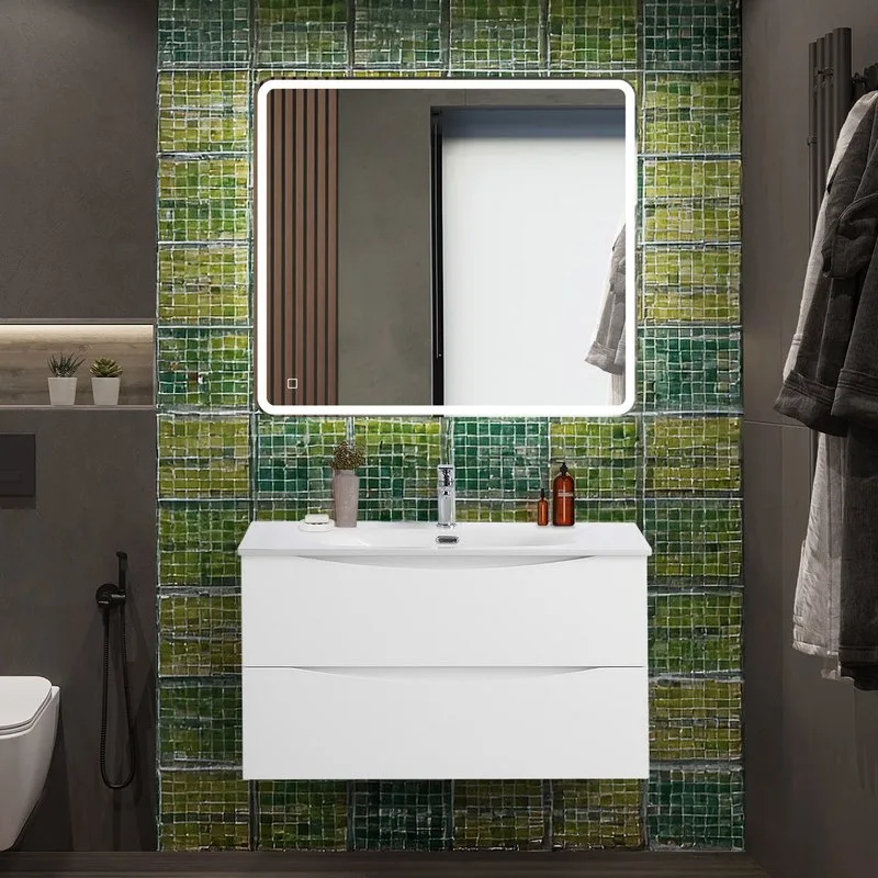 Тумба под раковину без столешницы BelBagno Marino-cer-n 90 подвесная, bianco opaco Sancos — официальный сайт