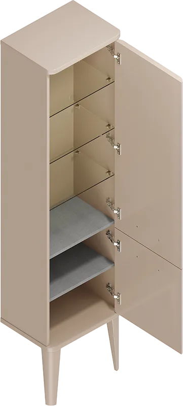 Шкаф-пенал для ванной KERAMA MARAZZI Pompei 150 камео бежевый глянцевый Sancos — официальный сайт