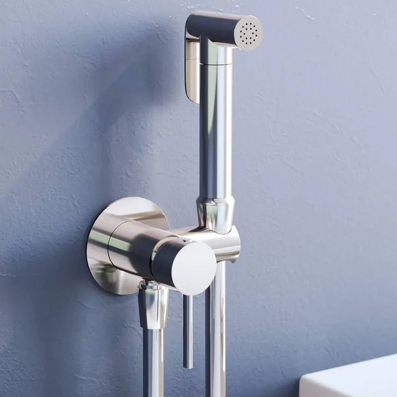 Гигиенический душ RGW Shower Panels SP-211 со смесителем, С ВНУТРЕННЕЙ ЧАСТЬЮ, хром Sancos — официальный сайт