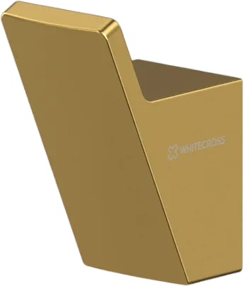 Крючок WHITECROSS Cubo CU2415GLB брашированное золото Sancos — официальный сайт