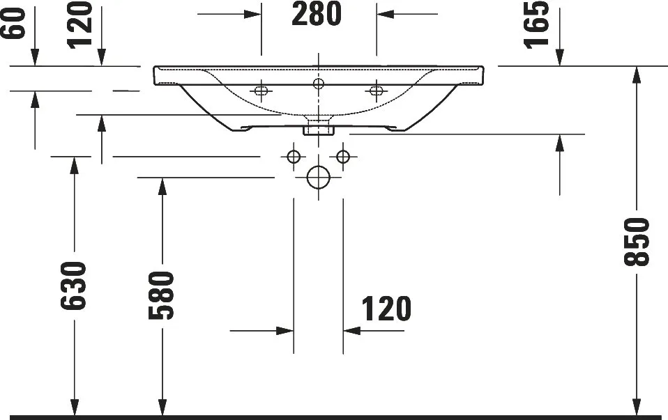 Мебельная раковина Duravit D-Neo 2367800000 Sancos — официальный сайт