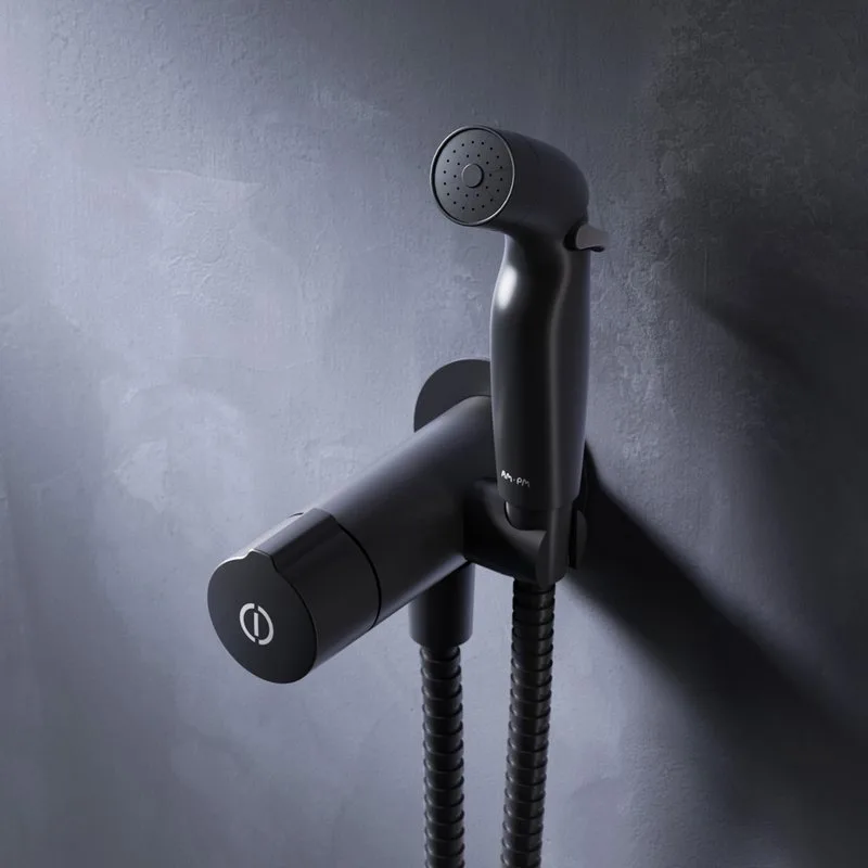 Гигиенический душ AM.PM X-Joy TouchReel F0H85A522 С ВНУТРЕННЕЙ ЧАСТЬЮ, черный Sancos — официальный сайт