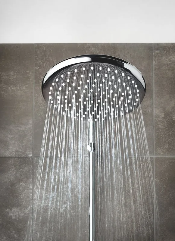 Душевая стойка Grohe Tempesta 26670001, с термостатом, хром Sancos — официальный сайт