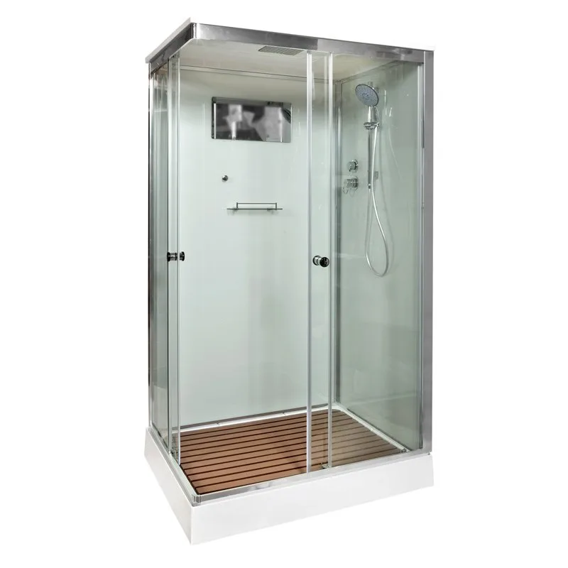 Душевая кабина DTO K402S 120х90, профиль хром, стекло прозрачное Sancos — официальный сайт