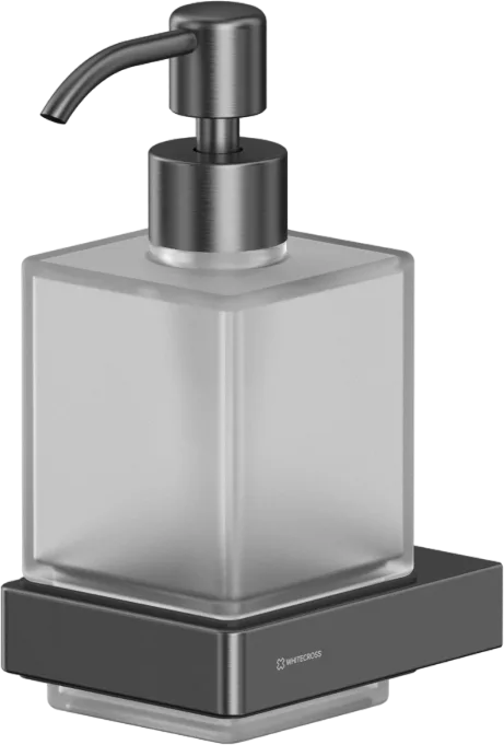 Дозатор WHITECROSS Cubo CU2440GM оружейная сталь Sancos — официальный сайт