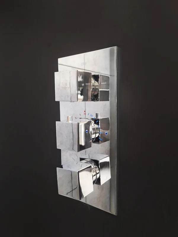 Душевой комплект AltroBagno Cascata 040101 Cr, С ВНУТРЕННЕЙ ЧАСТЬЮ, хром Sancos — официальный сайт
