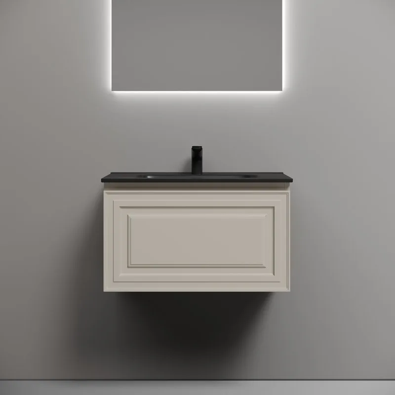 Тумба с раковиной Sancos Very 70 beige soft, раковина CN7007MB Sancos — официальный сайт