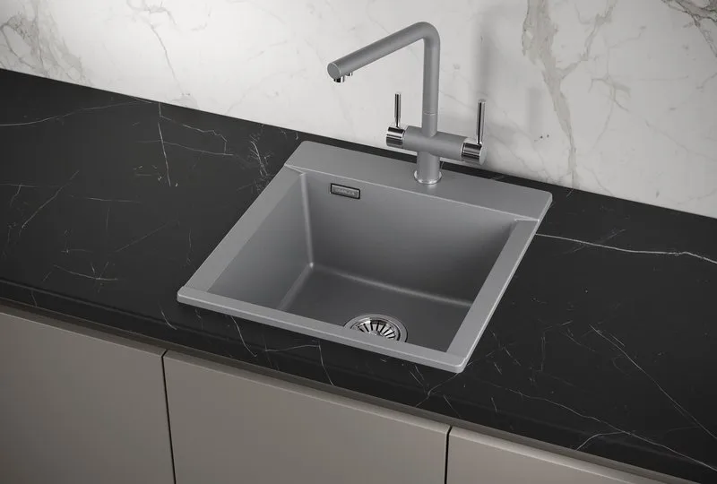 Мойка кухонная Granula Estetica 4701, алюминиум Sancos — официальный сайт