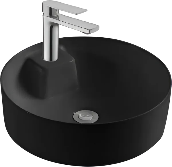 Накладная раковина AQUATEK Европа AQ5212-MB матовая черная Sancos — Оригинал