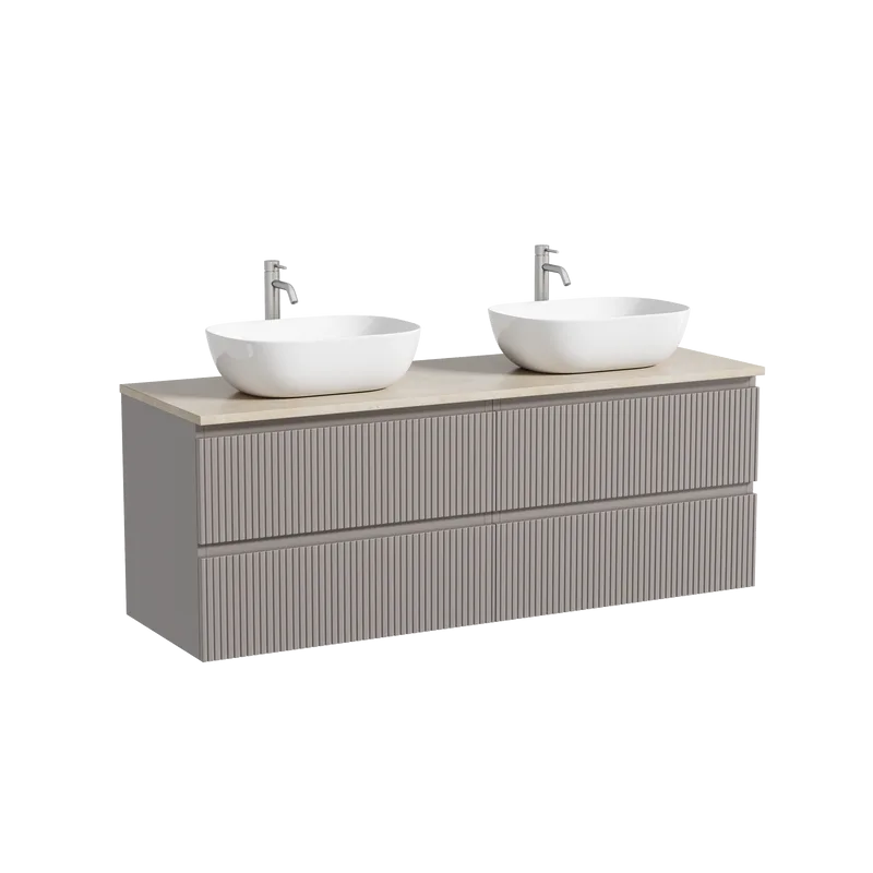 Тумба с раковиной Sancos Snob T 140 doha soft, столешница бежевая TT140A2X, раковина CN6009 Sancos — официальный сайт