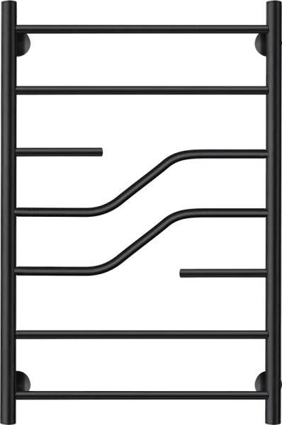 Полотенцесушитель электрический Secado Риволи 80x50, черный, R Sancos — Оригинал