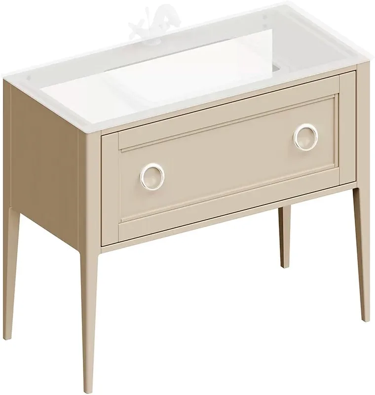 Тумба под раковину без столешницы KERAMA MARAZZI Plaza Classic Neo 100 капучино матовый Sancos — официальный сайт
