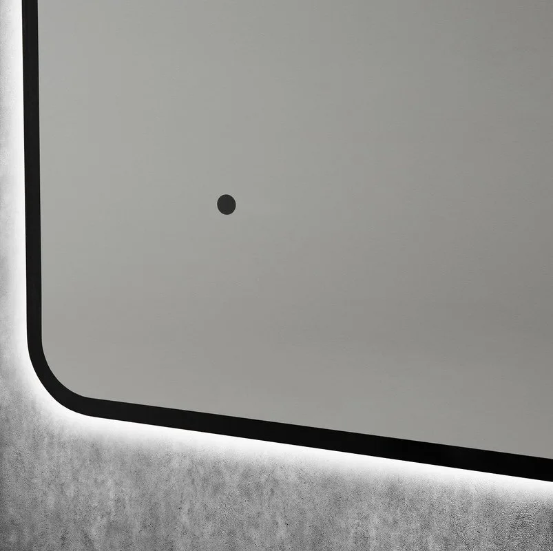 Зеркало Art&Max Siena S 60х100 черное, с LED-подсветкой, 6000К Sancos — официальный сайт