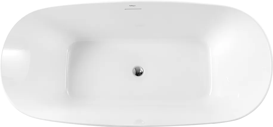 Акриловая ванна BelBagno BB415 170x80 см, отдельностоящая, белая, овальная, со сливом-переливом Sancos — официальный сайт