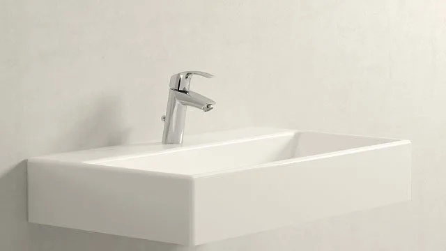 Смеситель для раковины Grohe 23322001 хром Sancos — официальный сайт