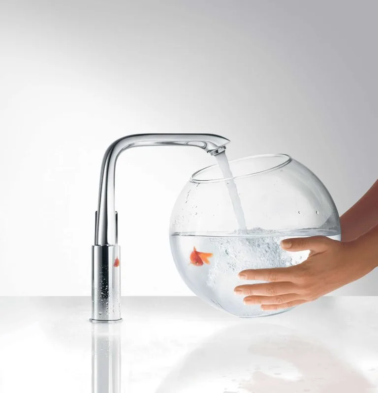 Смеситель для раковины Hansgrohe Metris 31087000 Sancos — официальный сайт