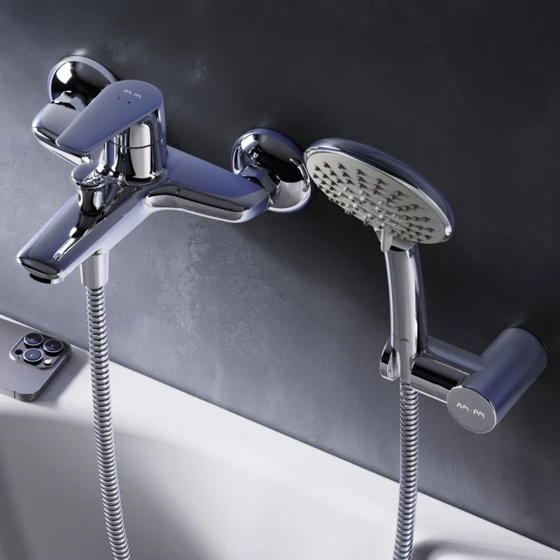 Смеситель для ванны с душем AM.PM Joy F85E15000 Sancos — официальный сайт