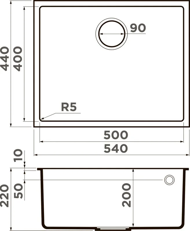 Мойка кухонная Omoikiri Bosen 54-U-GR leningrad grey Sancos — официальный сайт
