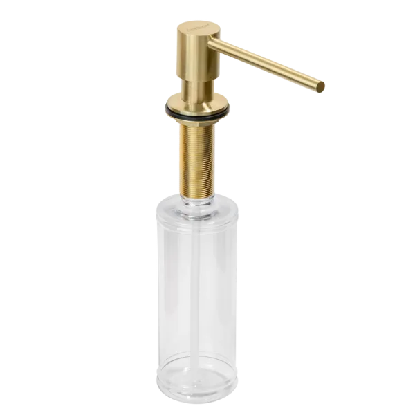 Дозатор для кухонной мойки AltroBagno Flusso 080502BG матовое золото