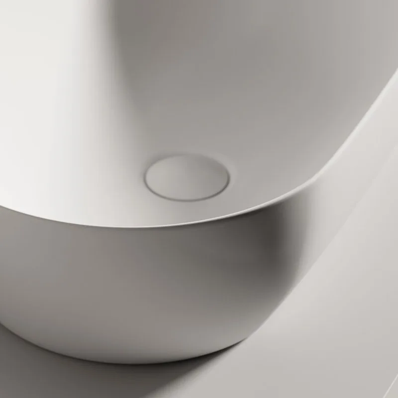 Раковина накладная Ceramicanova Twist овальная 55 см цвет белый матовый CN12001MW Sancos — официальный сайт