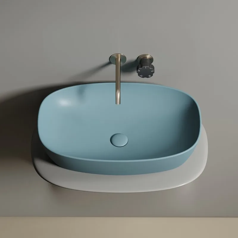 Накладная раковина Ceramicanova Element CN6049MLG зеленая матовая Sancos — официальный сайт